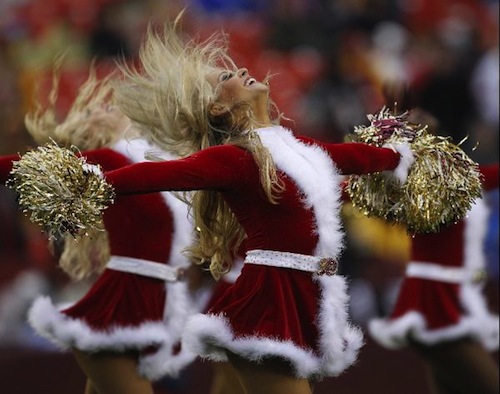 The 15 Best Christmas Themed Cheerleader Uniforms In The Nfl Sports Blog