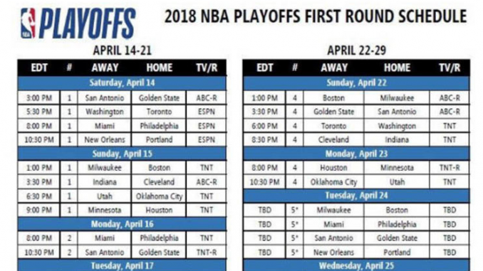 nba conference semifinals schedule